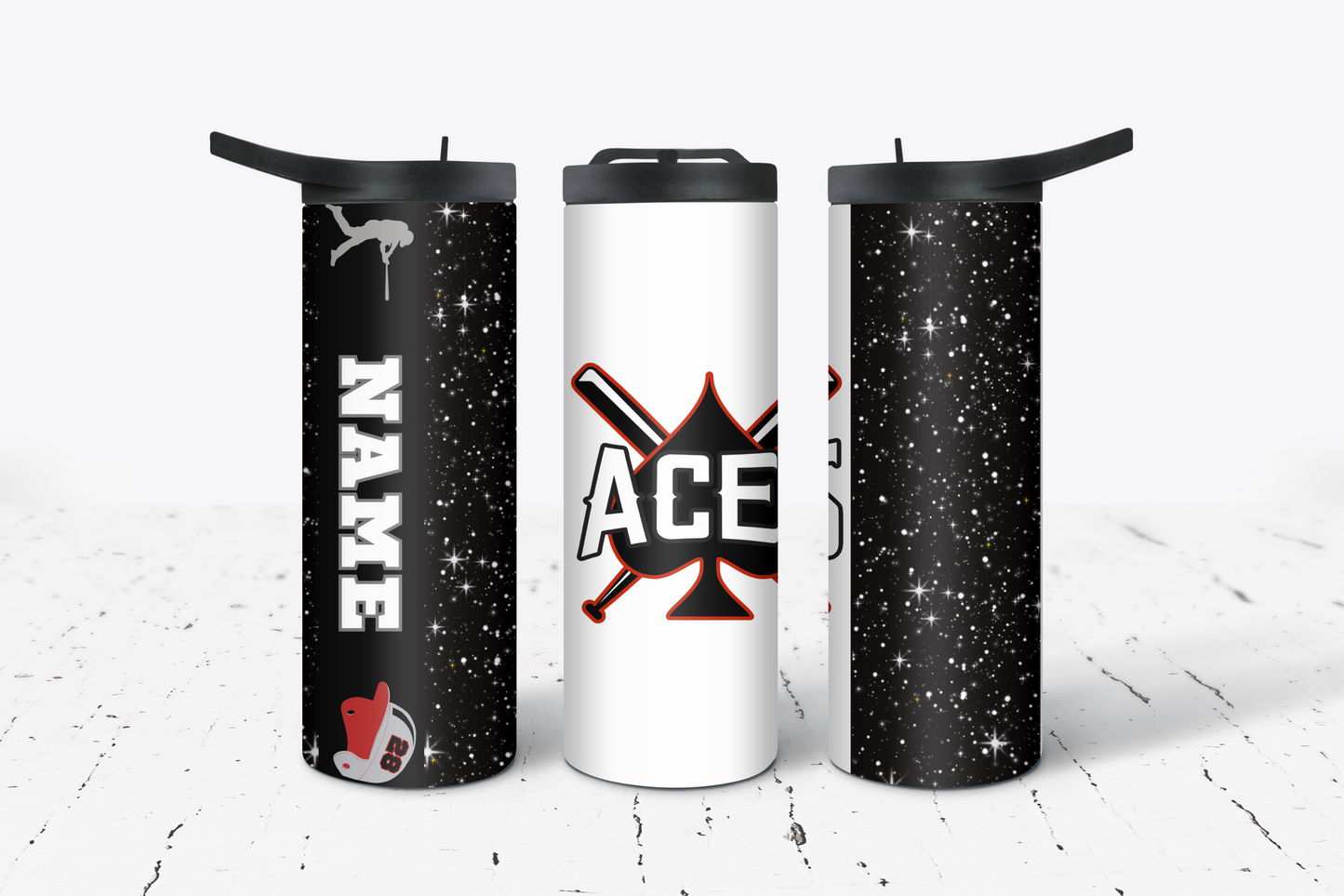Aces Tumbler- Design 2