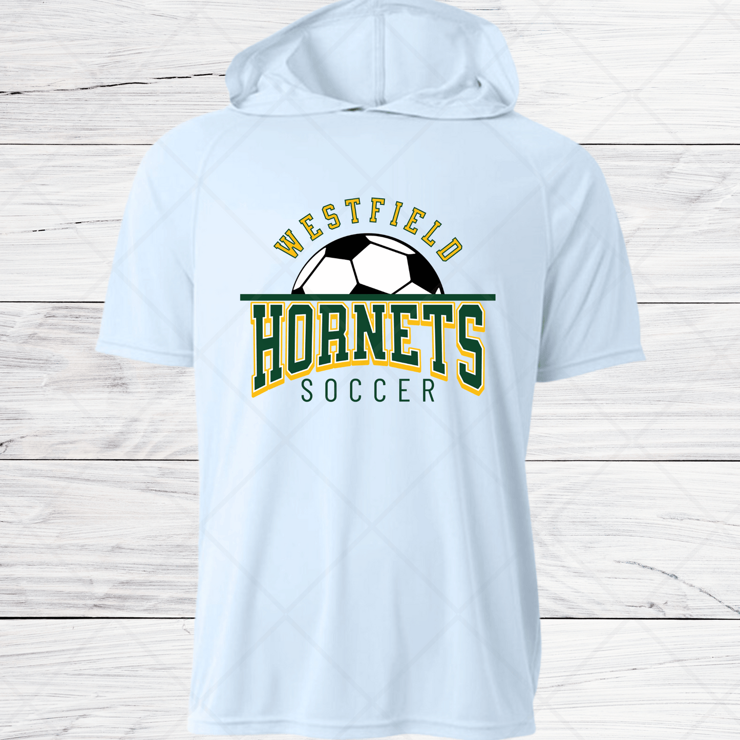 Westfield Design-Soccer- B- Dri Fit Shirt w/ Hoods-Short and Long Sleeve