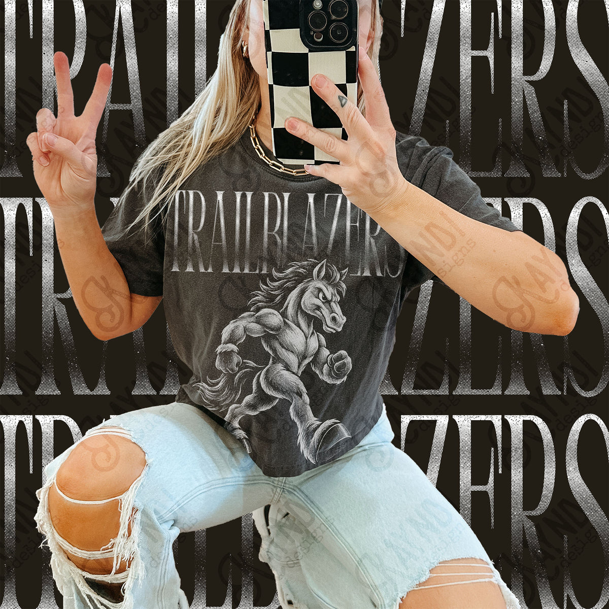 Halftone Trailblazers 6 Top design mockup