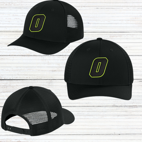 Sport-Tek® Stretch-Tek Snapback Trucker Cap +Hat Patch Logo