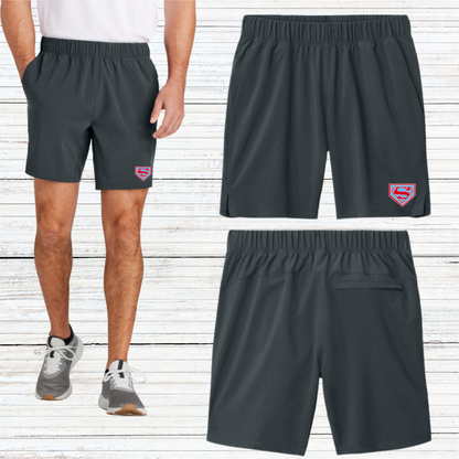 Mens Repeat Short 7"- Zippered Back Pocket -Showtime Baseball