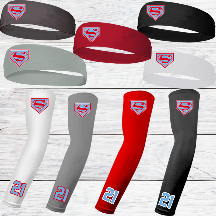 Custom Arm Sleeve and Headband Combo Deal- Showtime Baseball