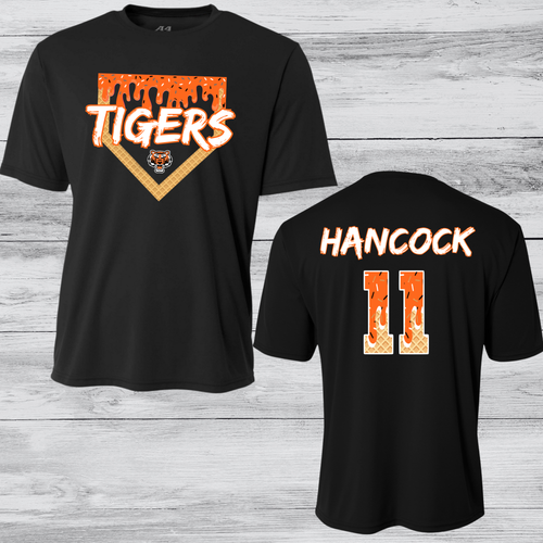 Rawlings Tigers Baseball Ice Cream Drip