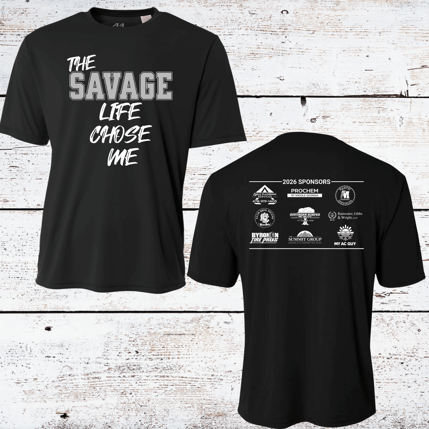 Georgia Savage Baseball Sponsor Design
