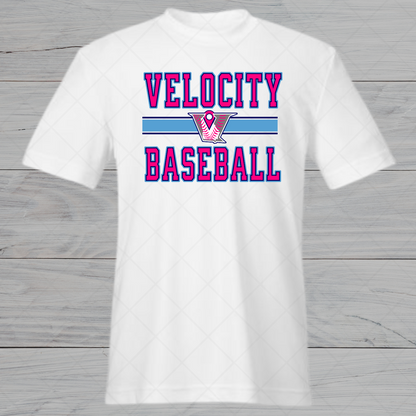 Velocity Baseball- Pink & Light Blue Edition