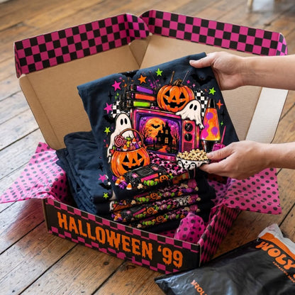 Retro Halloween Movie Night Shirt