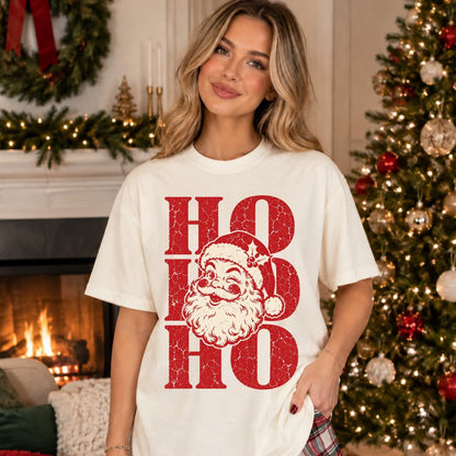 Vintage Ho Ho Ho Santa Shirt