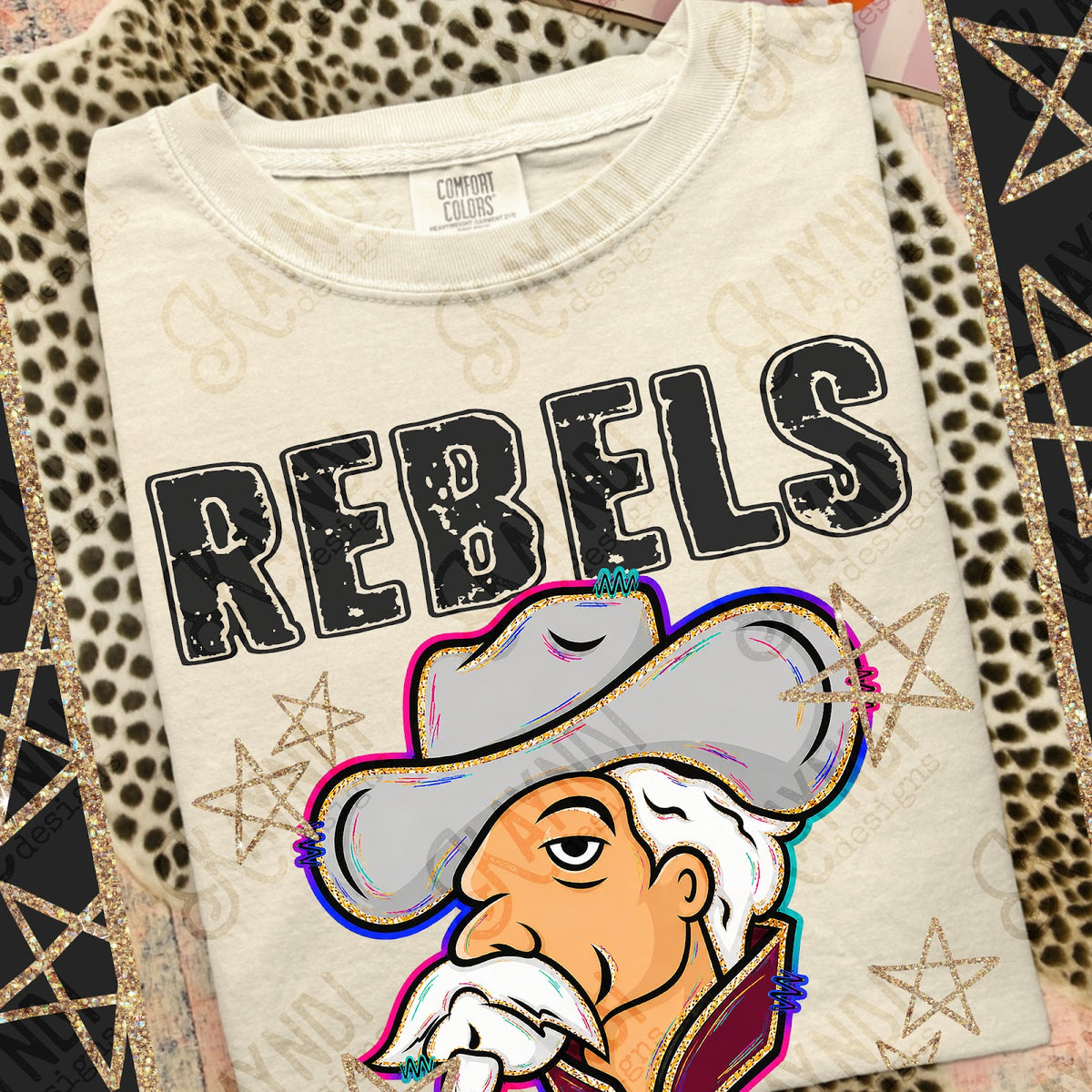 Grunge Varsity Rebels 3 Top
