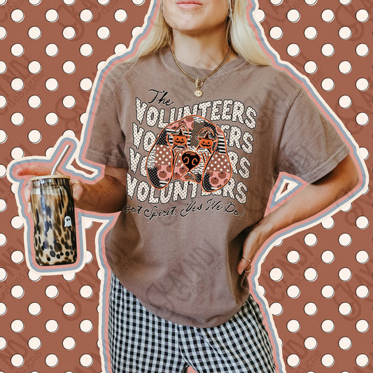 Patchwork Pumpkin Spirit Volunteers Top