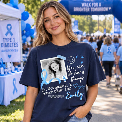 Type 1 Diabetes awareness shirt for Emily