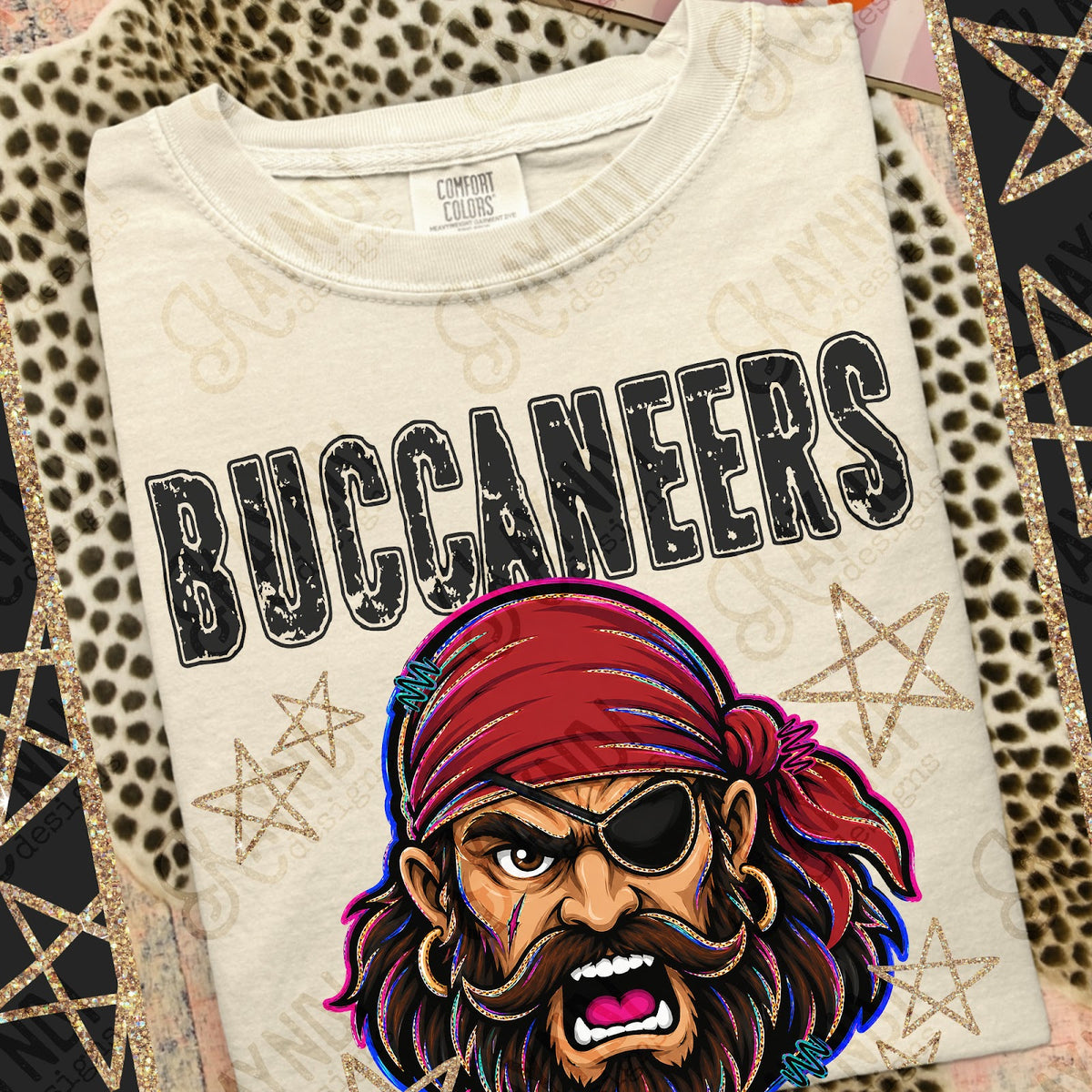 Grunge Varsity Buccaneers 2 Top