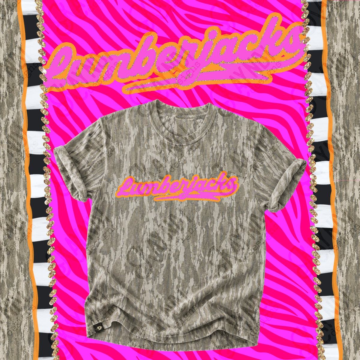 Prism Script Lumberjacks Top