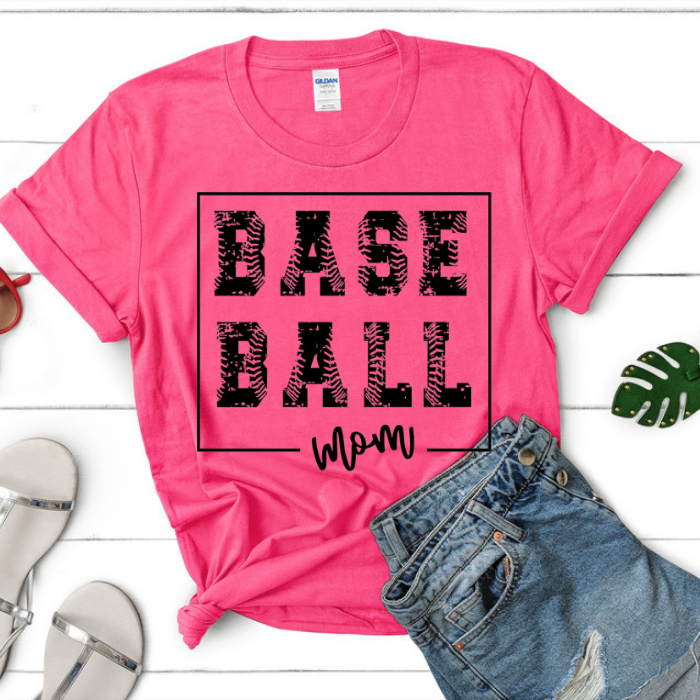 Baseball Mom Graphic Top