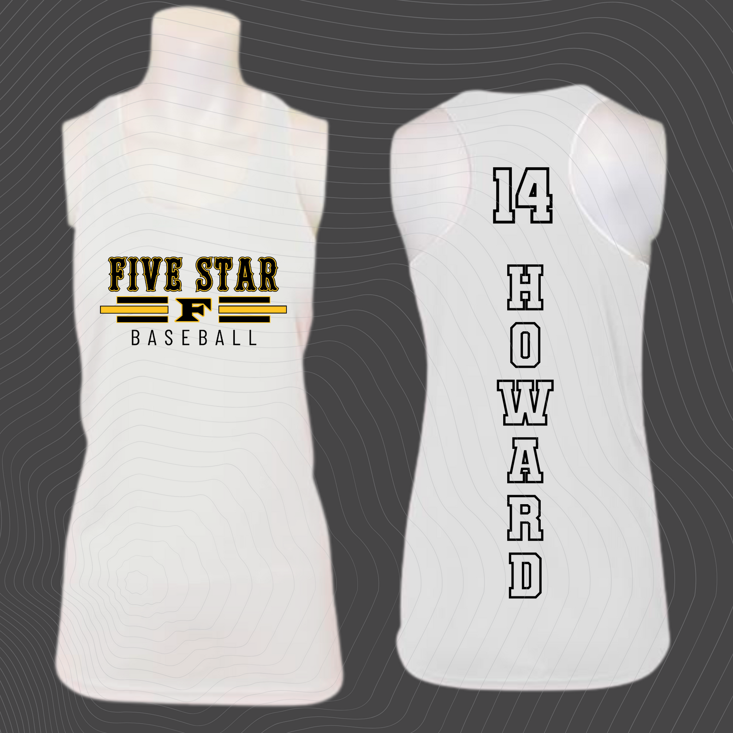 Design-D- White- Tank Top