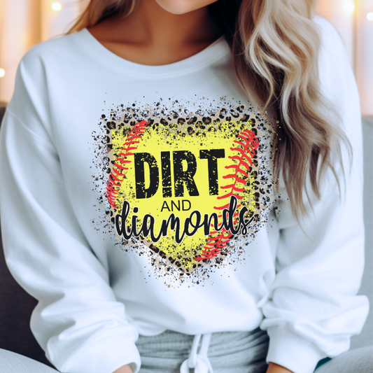 Dirt & Diamonds Softball Top