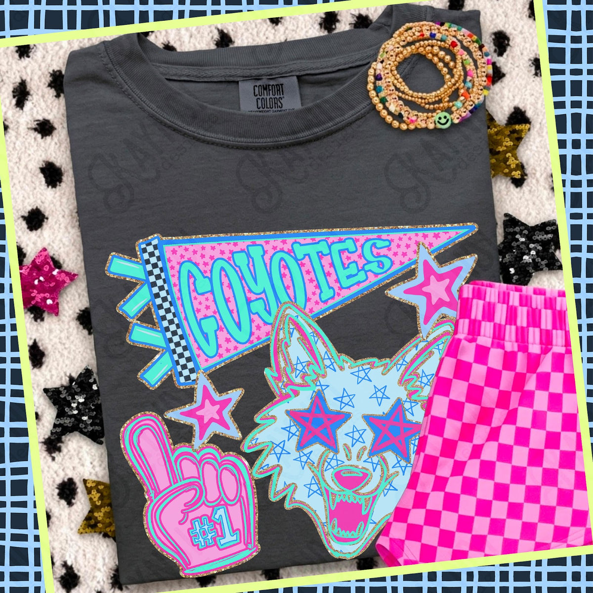 Doodle Star Mascots Coyotes 2 Top