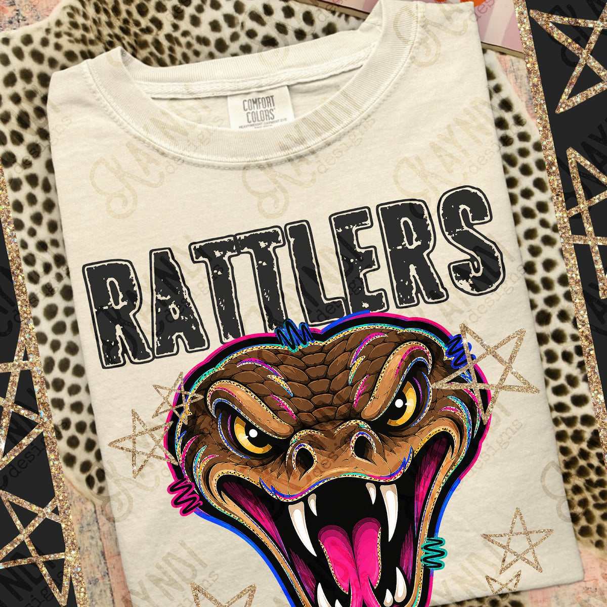 Grunge Varsity Rattlers Top