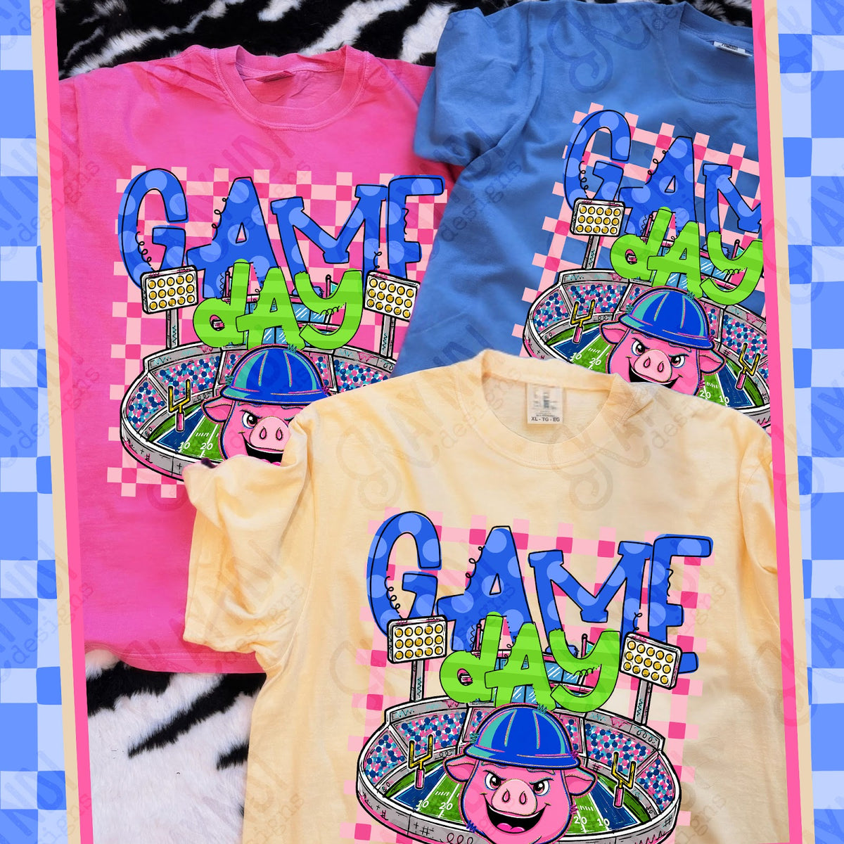 Game Day Stadium Pigs Top