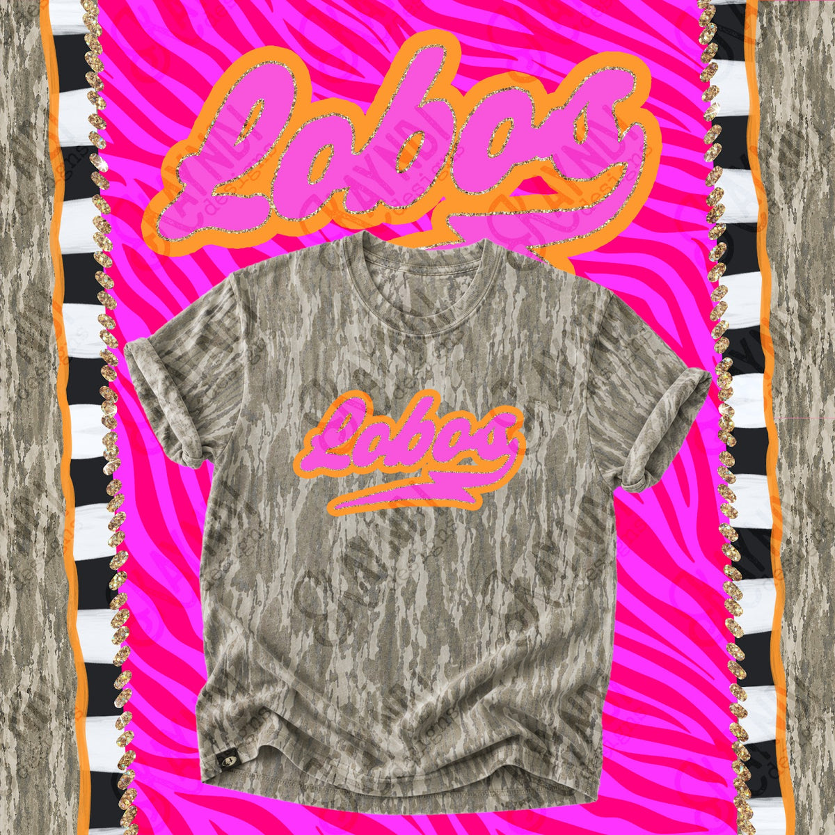 Prism Script Lobos Top