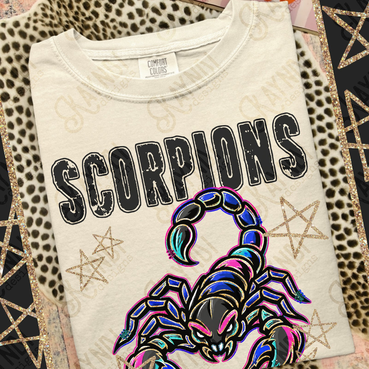 Grunge Varsity Scorpions Top