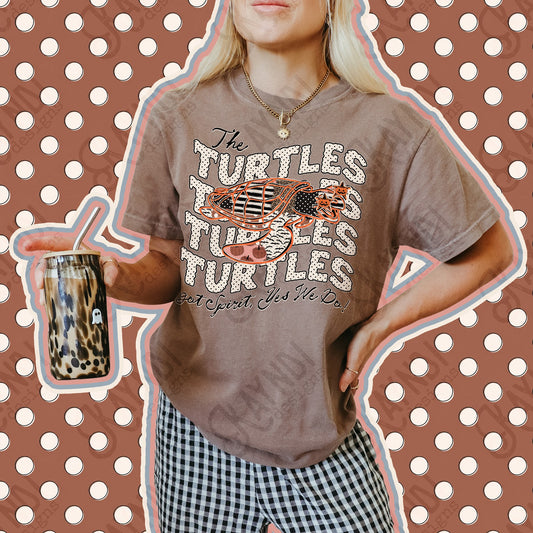 Patchwork Pumpkin Spirit Turtles Top