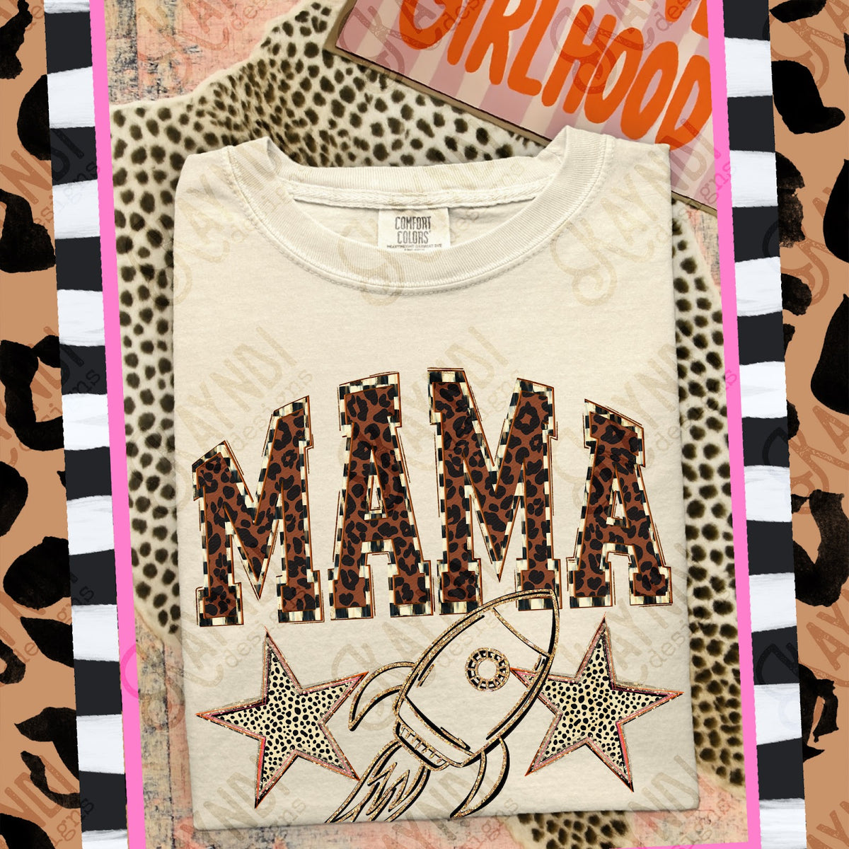 MAMA Rockets 2 Top design mockup
