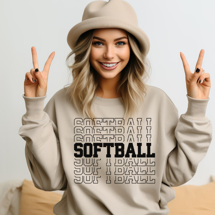 Softball on Repeat Top