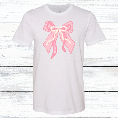 Carley's Crew Bella Canvas Shirt- White or Pink