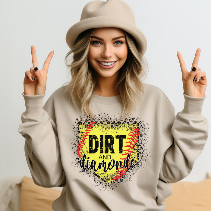 Dirt & Diamonds Softball Top