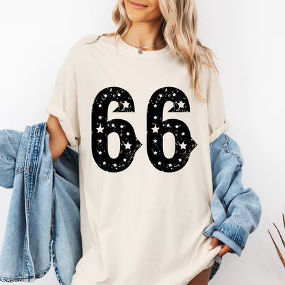Custom Grunge Stars Top — design example 2
