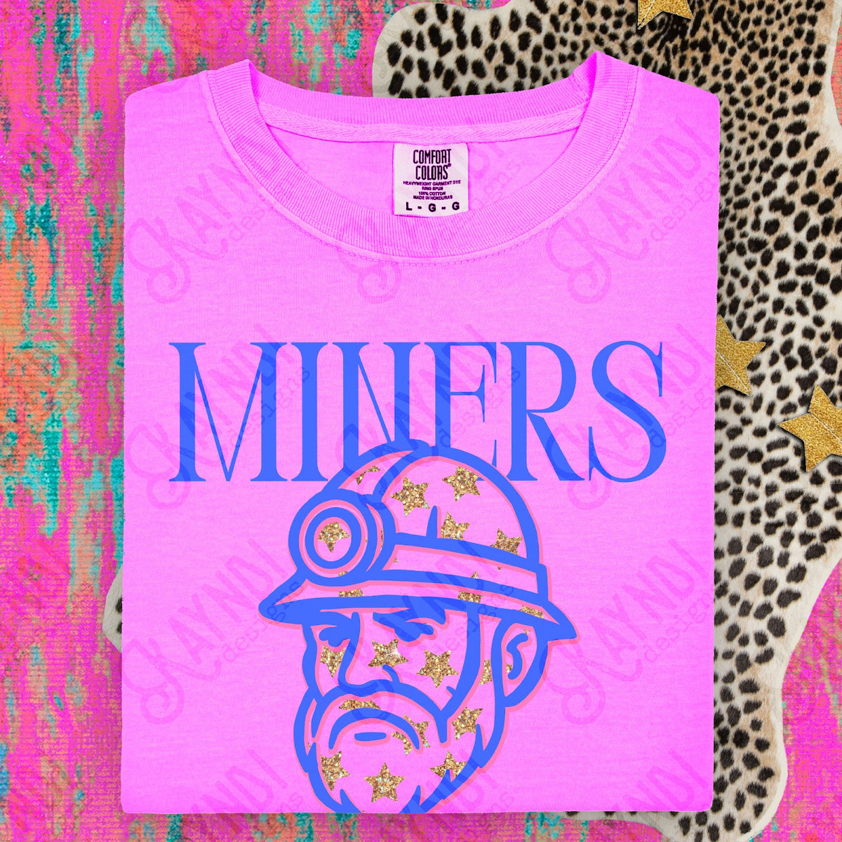 Glitter Star Mascots Miners Top