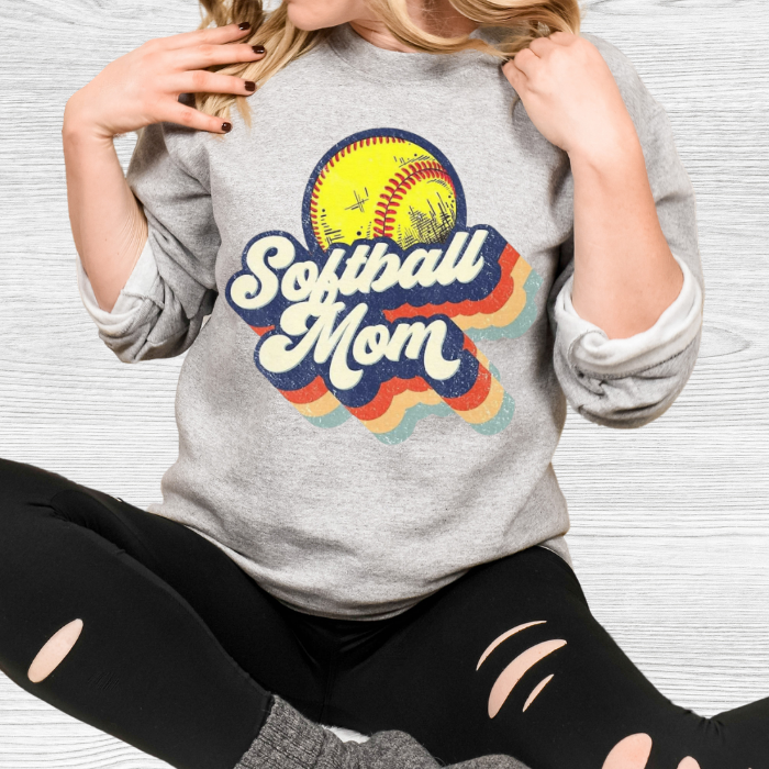 Softball Mom Retro Top