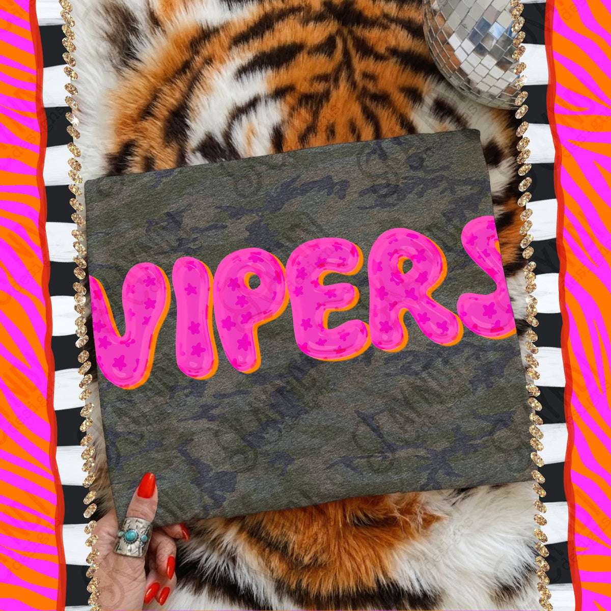 Bubble Stars Vipers Top
