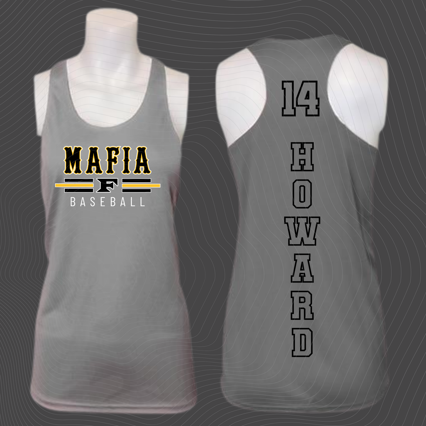 Design-C- Gray- Tank Top