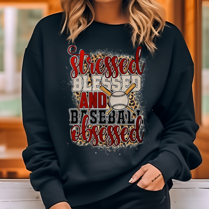 Stressed Blessed and Baseball Obsessed Top