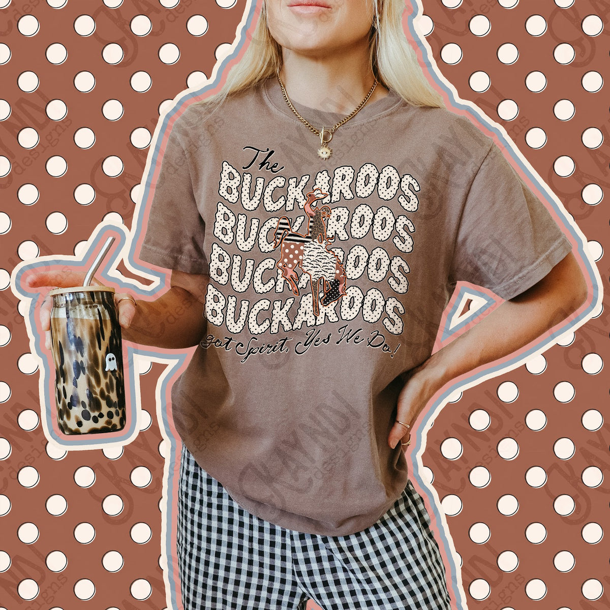 Patchwork Pumpkin Spirit Buckaroos Top