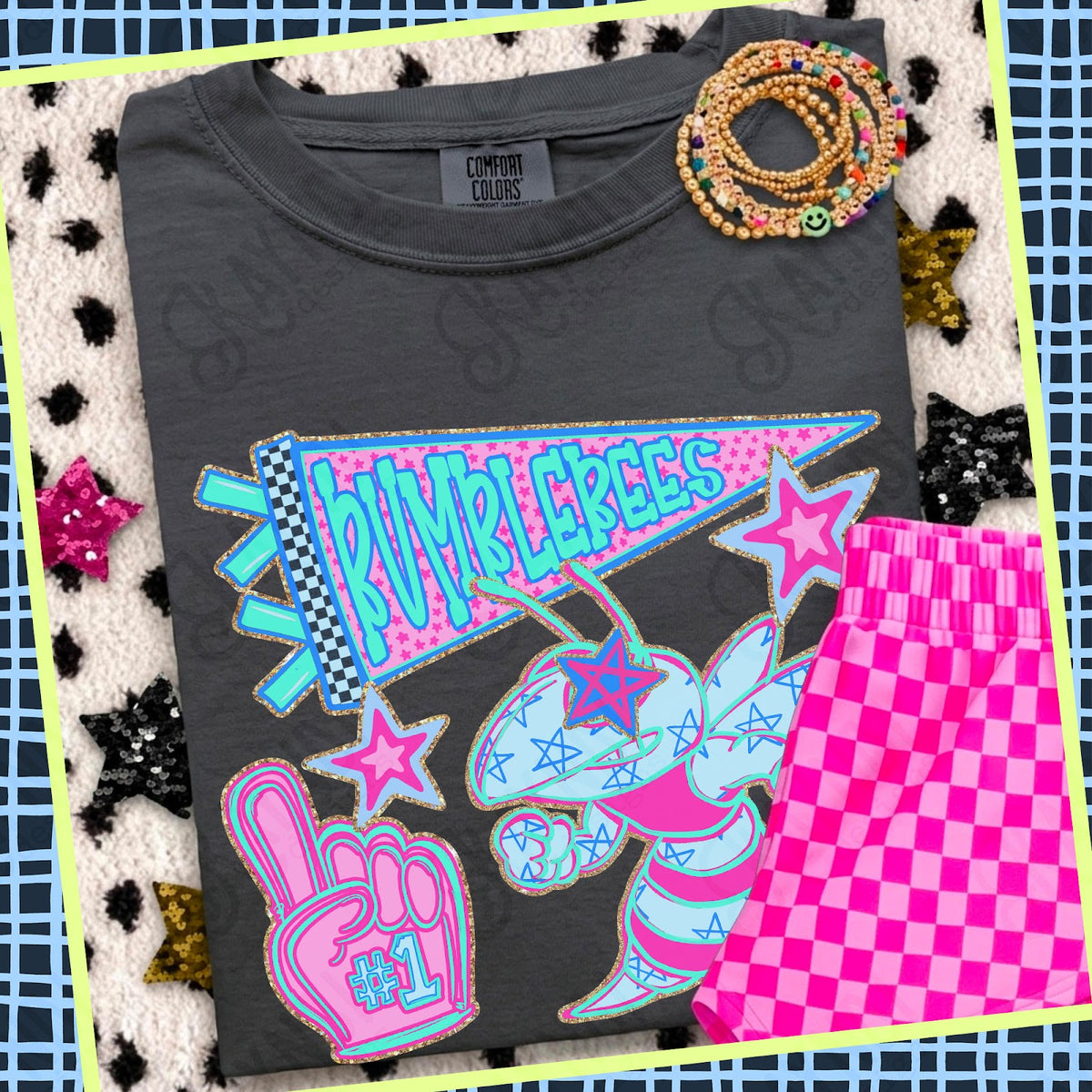 Doodle Star Mascots Bumblebees Top