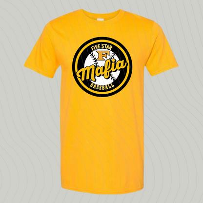 Design B- GOLD- Short/ Long Sleeve T-Shirt