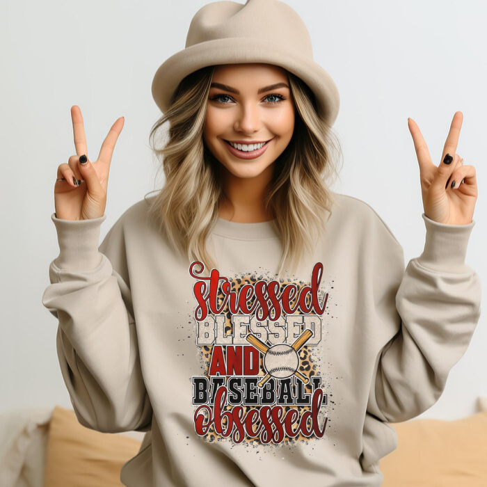 Stressed Blessed and Baseball Obsessed Top