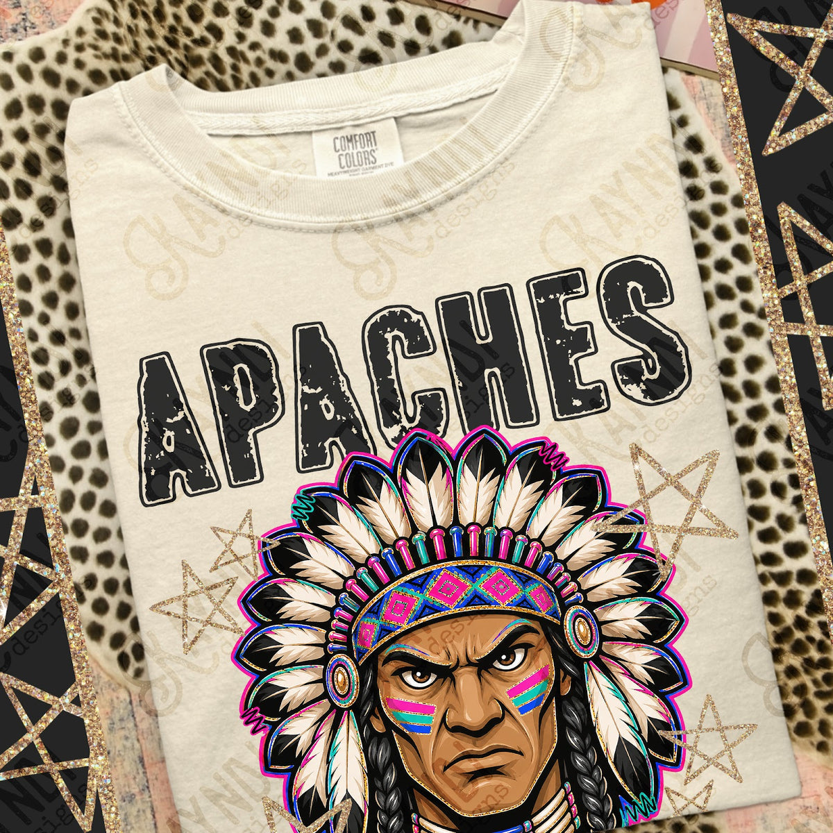 Grunge Varsity Apaches Top