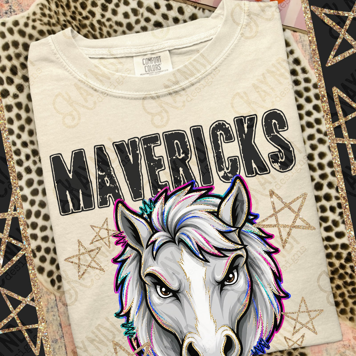 Grunge Varsity Mavericks 6 Top