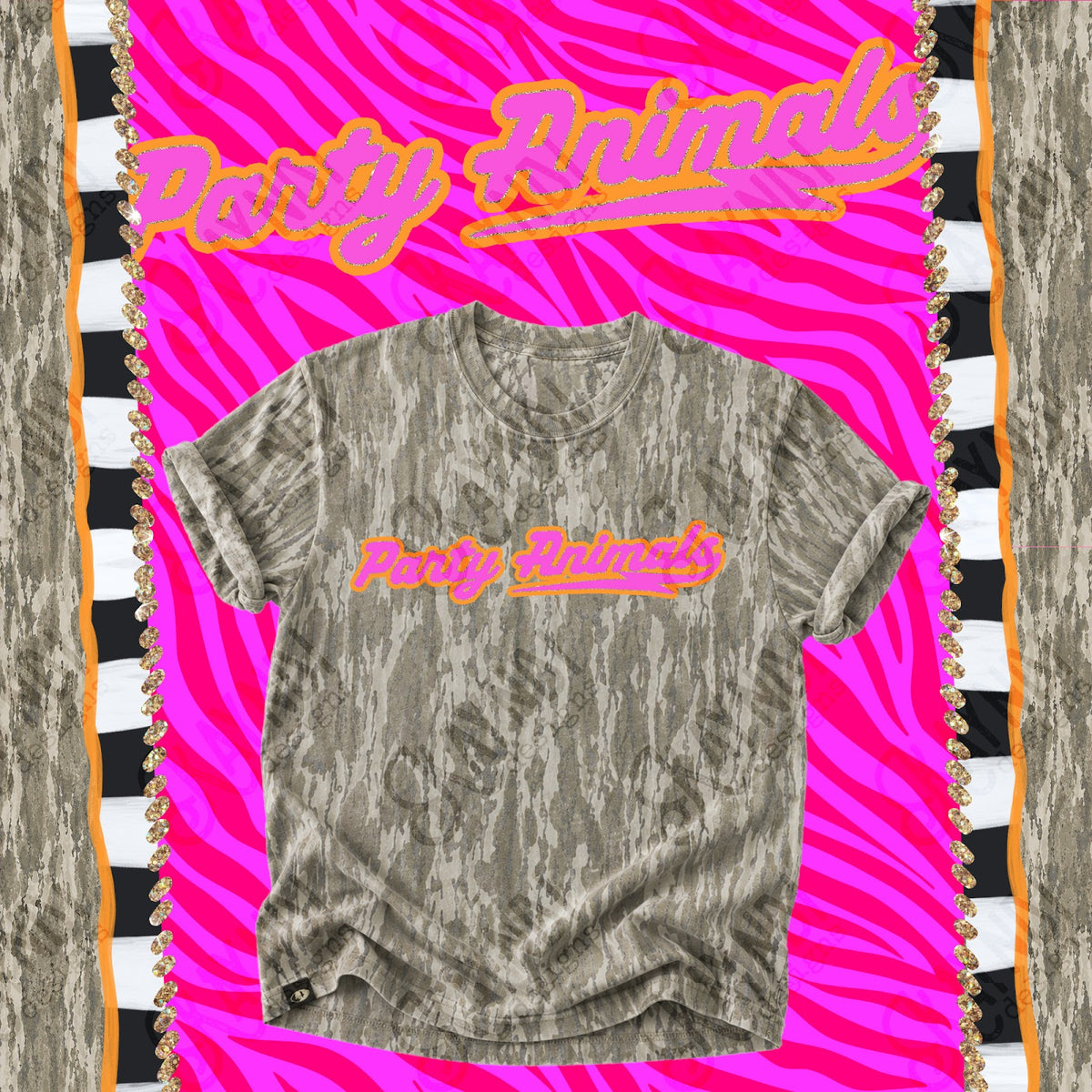Prism Script Party Animals Top