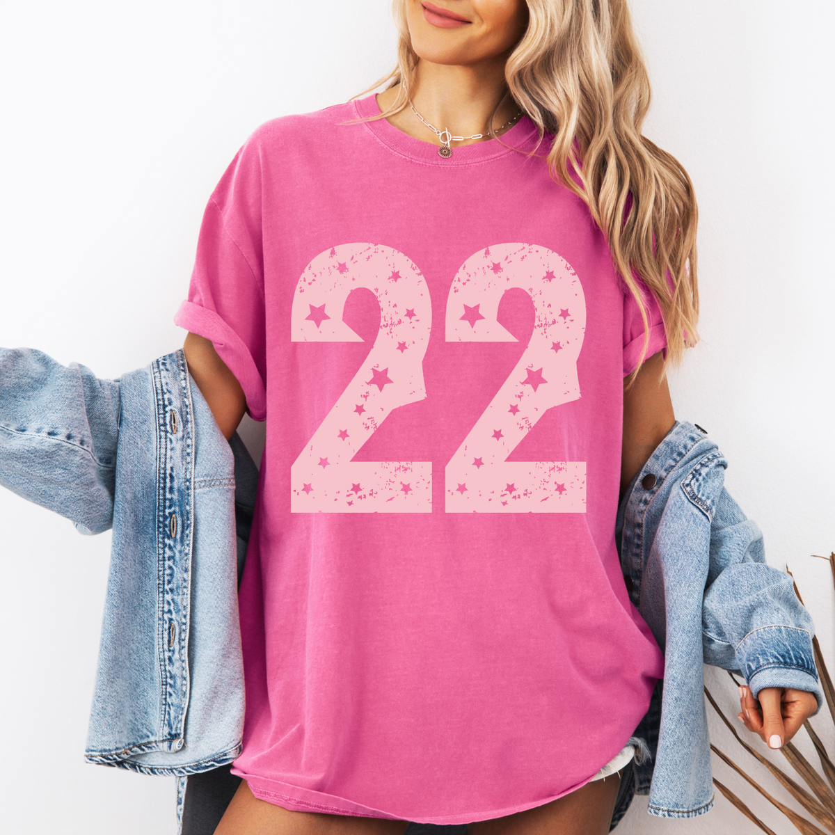 Custom Grunge Stars Top — design example 3