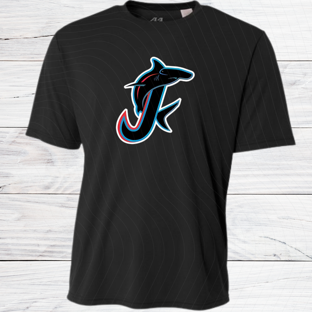 Hammerheads-A-BLACK- Short Sleeve/Long Sleeve Cotton and Dri Fit