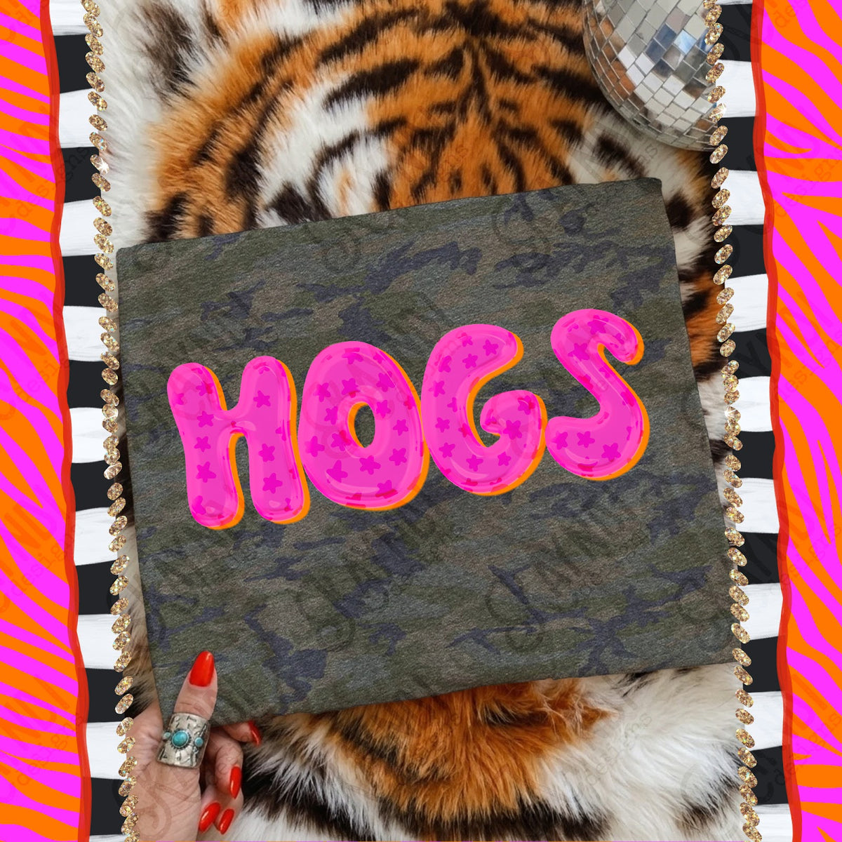 Bubble Stars Hogs Top