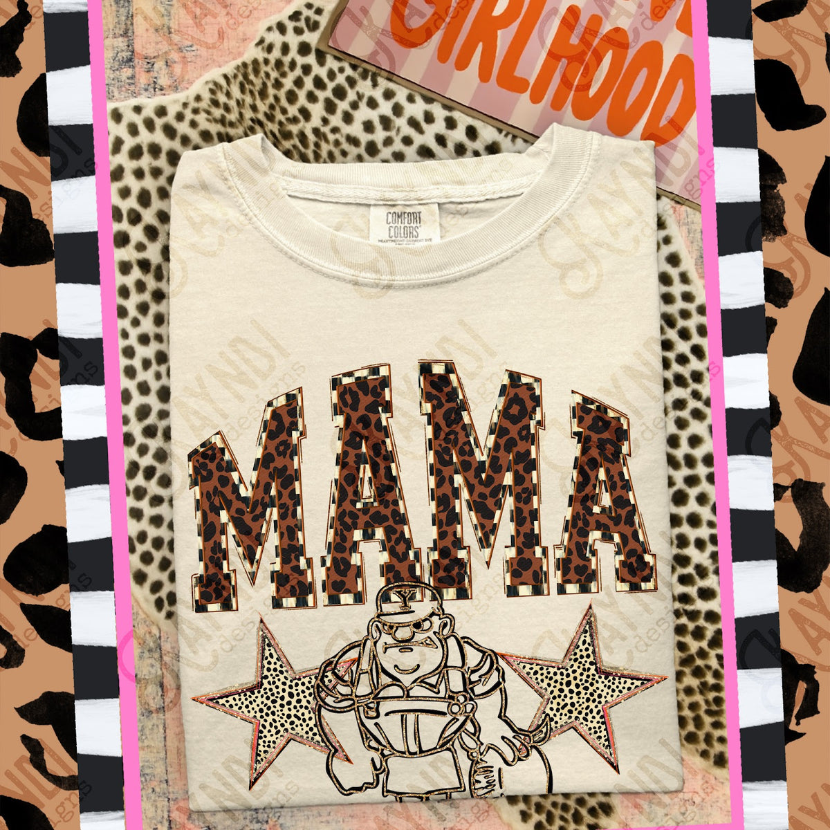 MAMA Millers 2 Top design mockup