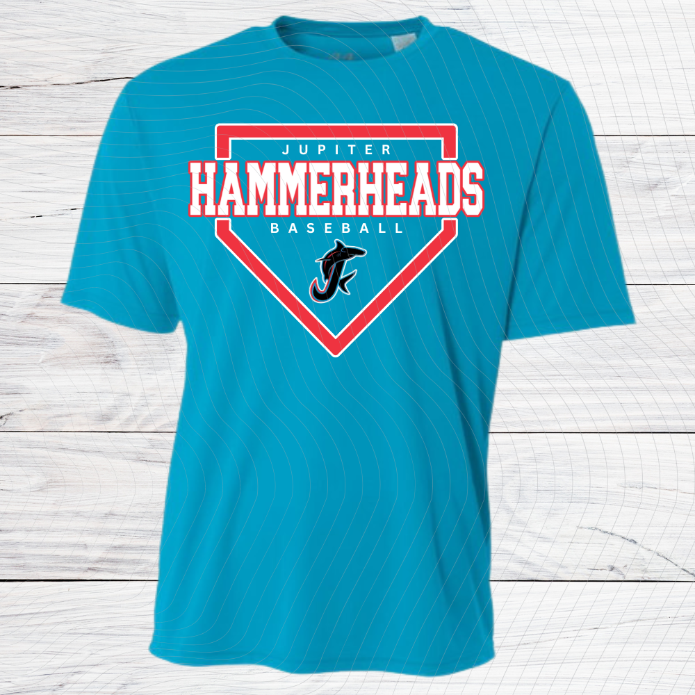 Hammerheads-B-BLUE- Short Sleeve/Long Sleeve Cotton and Dri Fit