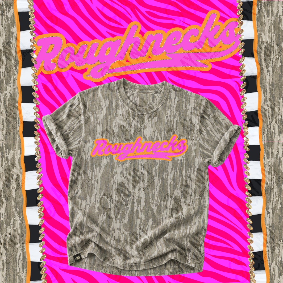 Prism Script Roughnecks Top