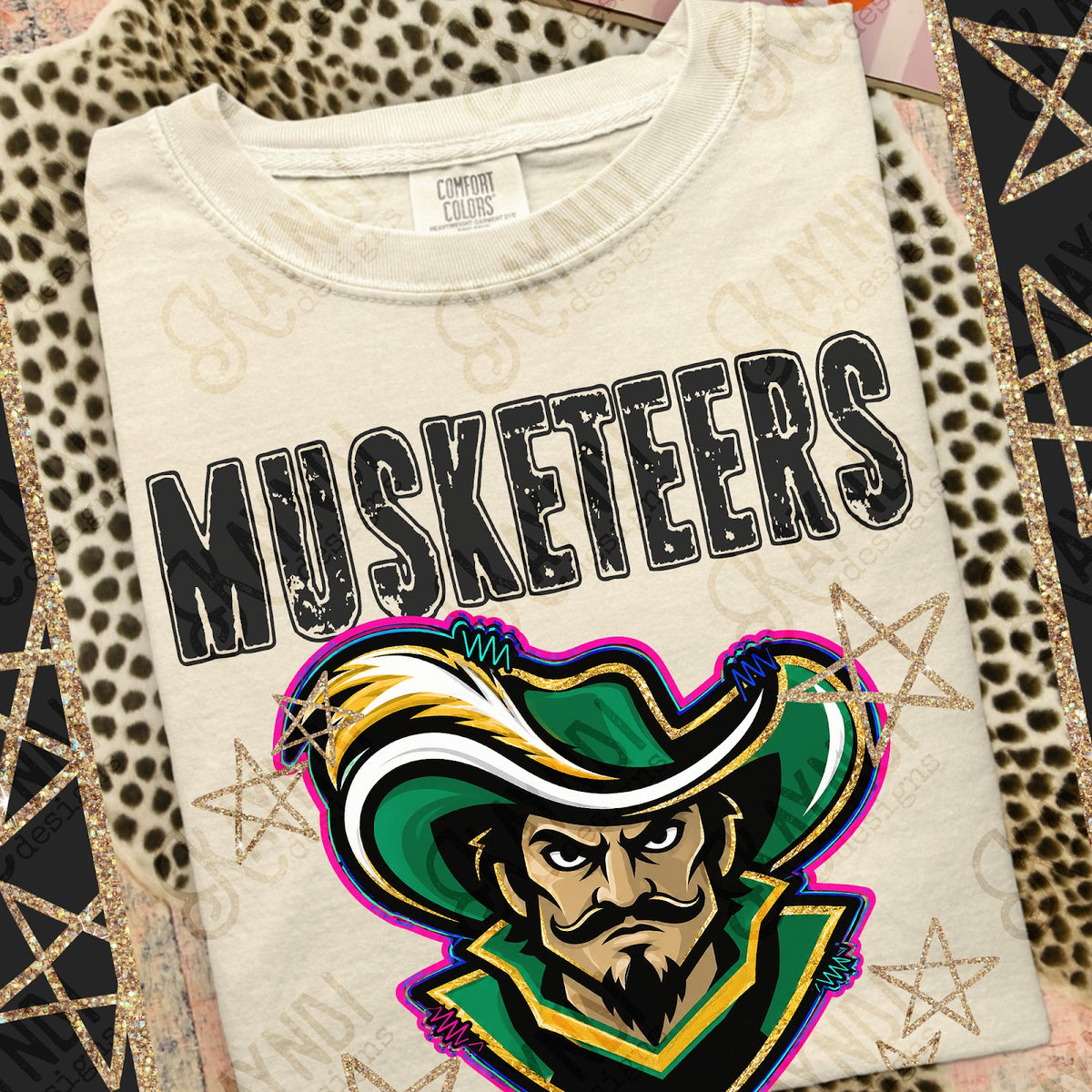 Grunge Varsity Musketeers Top