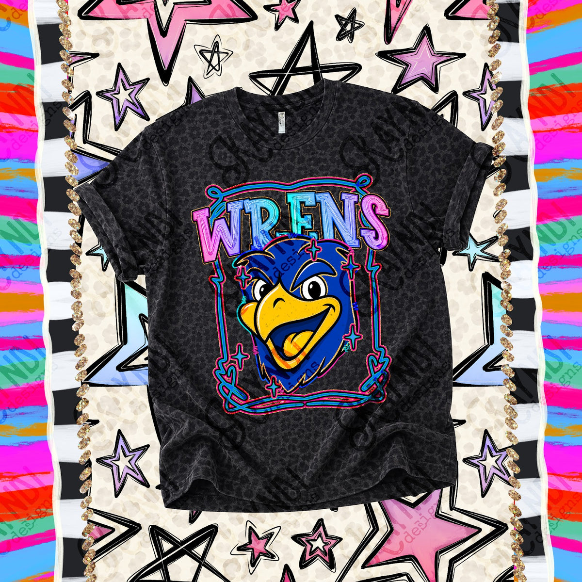 Retro Pop Wrens Top